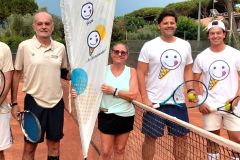 Al ct Rocchette la 65esima edizione del torneo Agit. Ha vinto nel singolare maschile Riccardo Ceccagnoli del Tg5 a sx, su Alessandro Baschieri del Corriere della Sera - 6