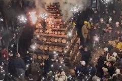 La Fiaccolata a Santa Fiora 2025, foto di Aldo Giuliani - 1