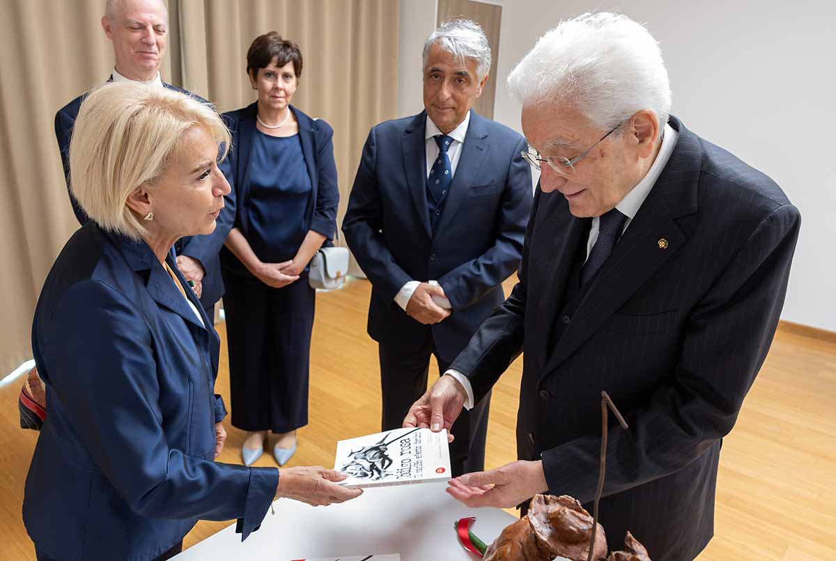Grosseto - Il Presidente Sergio Mattarella nel corso della visita alla Stanza Rosa del pronto soccorso dell'Ospedale Misericordia,  oggi 17 settembre 2026.
(Foto di Paolo Giandotti - Ufficio per la Stampa e la Comunicazione)