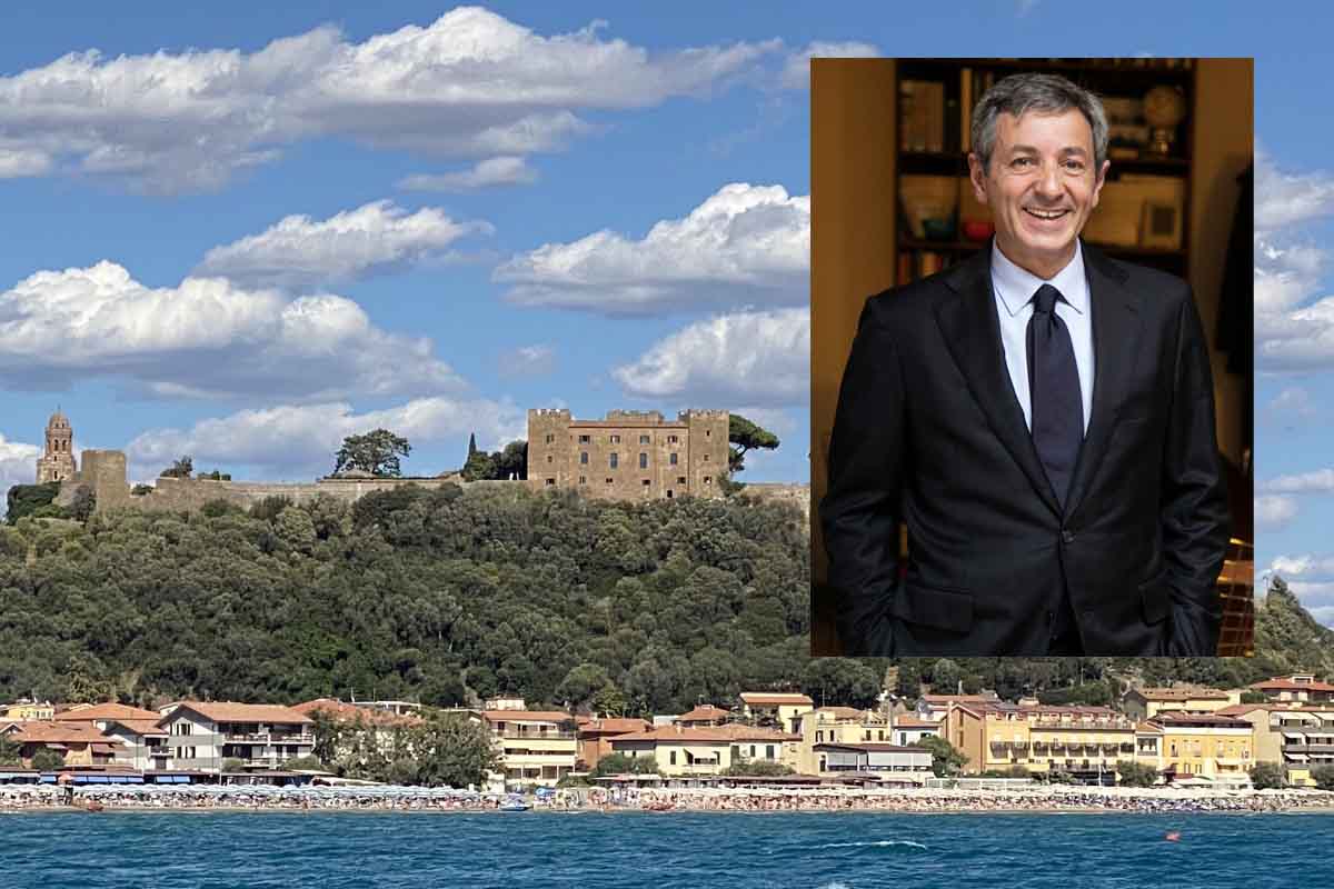 Una veduta di Castiglione e Fabio Tavarelli