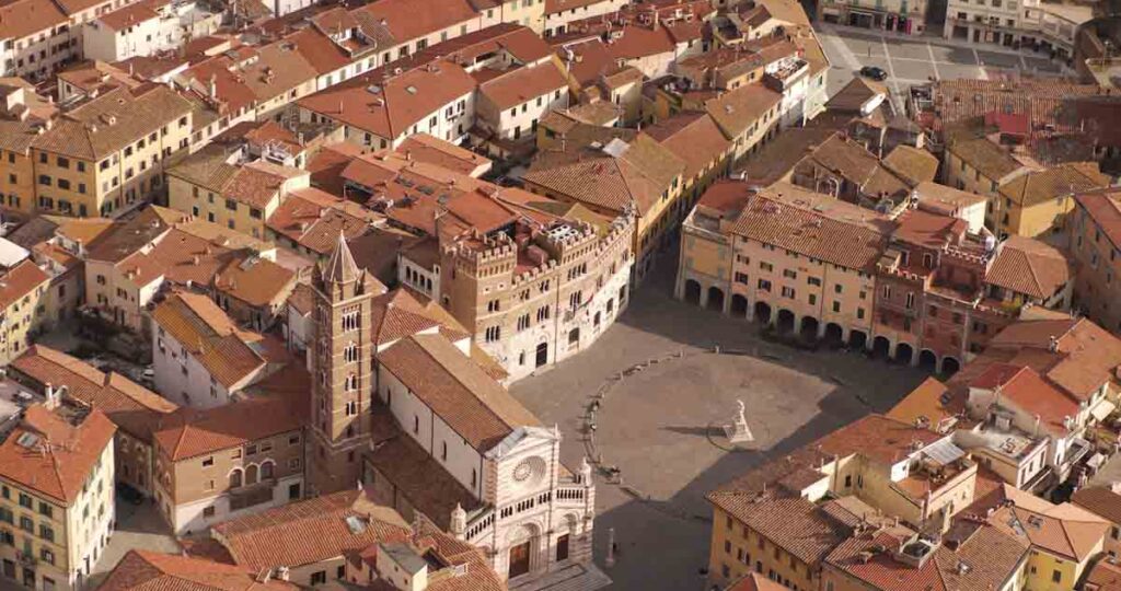 Il centro storico di Grosseto visto dall'alto