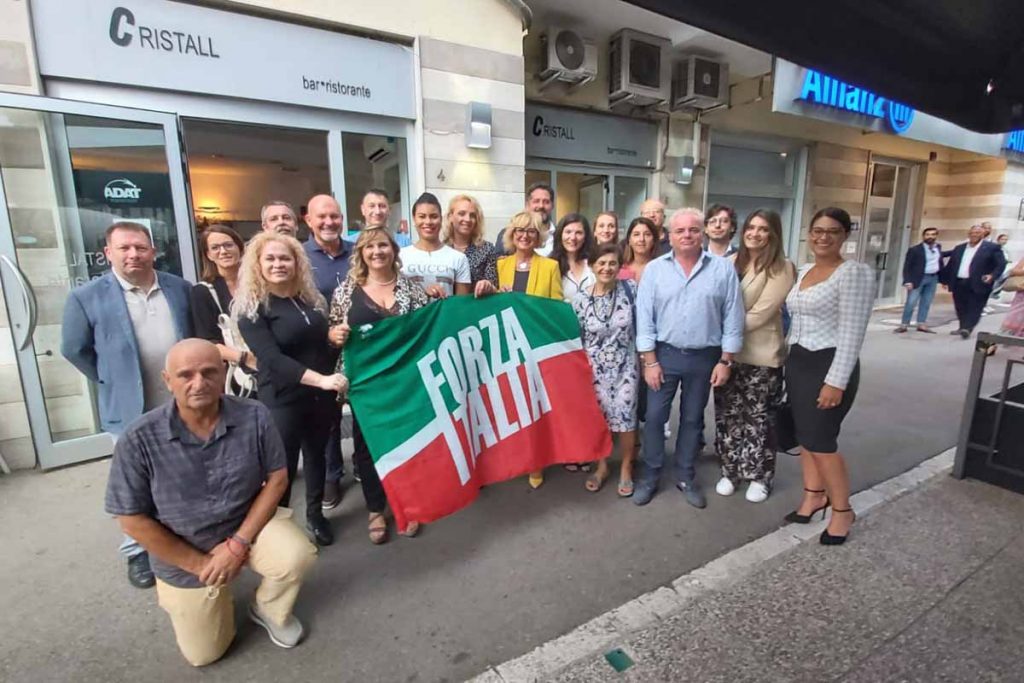 Il gruppo dei candidati di Forza Italia