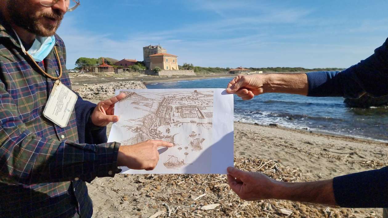 La spiaggia della Tagliata e la torre spagnola