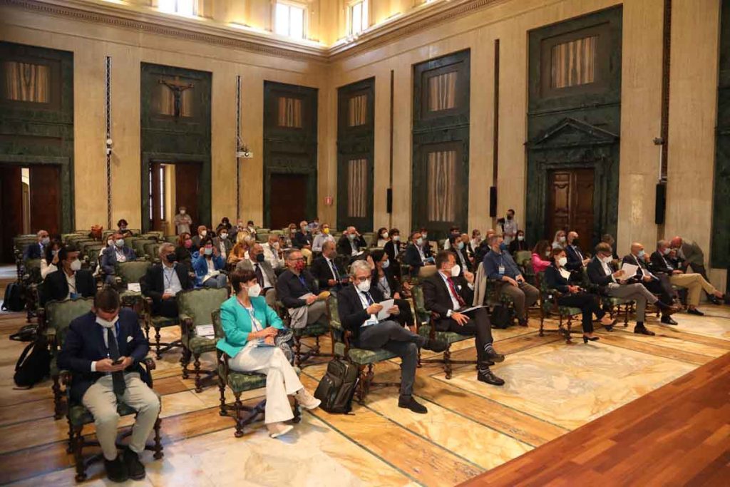 L'aula magna del rettorato di Siena in occasione della presentazione di Agile Academy