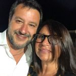 Angela Amante Ceri con Matteo Salvini