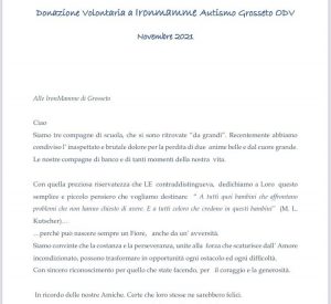La lettera inviata alla Iron mamme