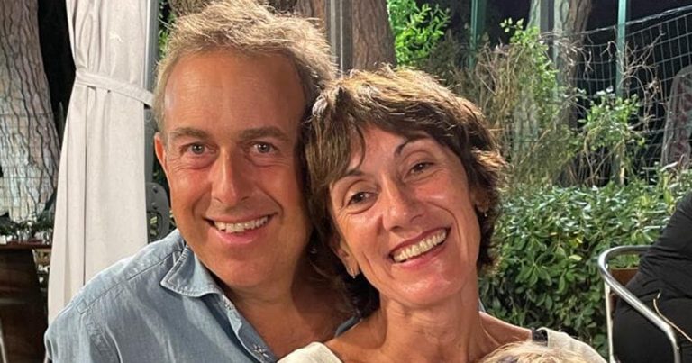 Marco De Palma con la moglie