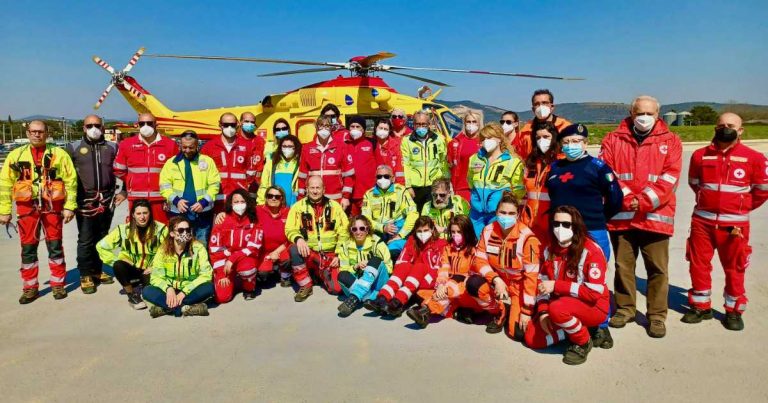 La squadra del 118 di Grosseto