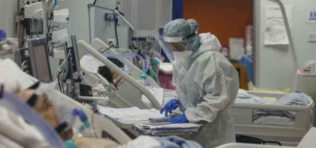 Un reparto di terapia intensiva covid