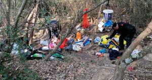 I carabinieri nel bosco di Giuncarico