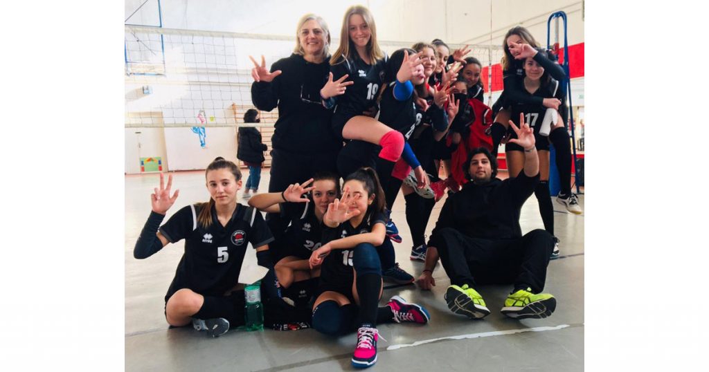 La squadra Under 14 femminile dell'Invicta Volley