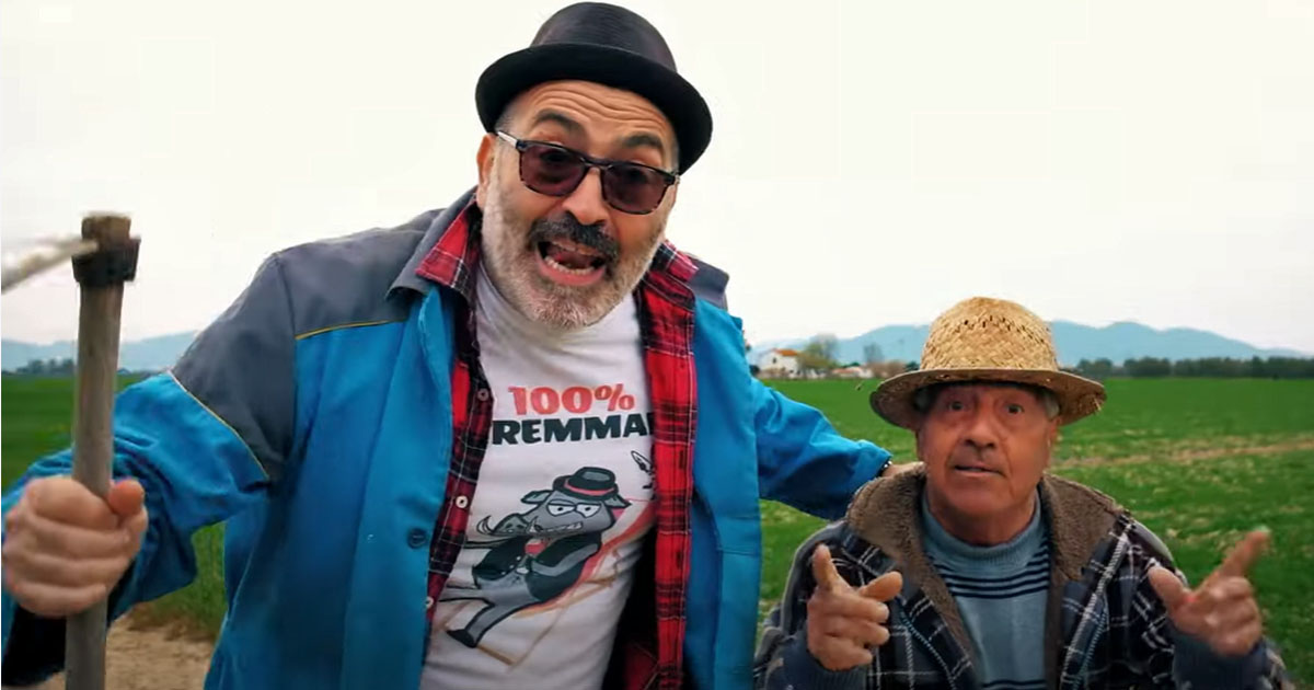 Il Conte Max con il mitico Tore