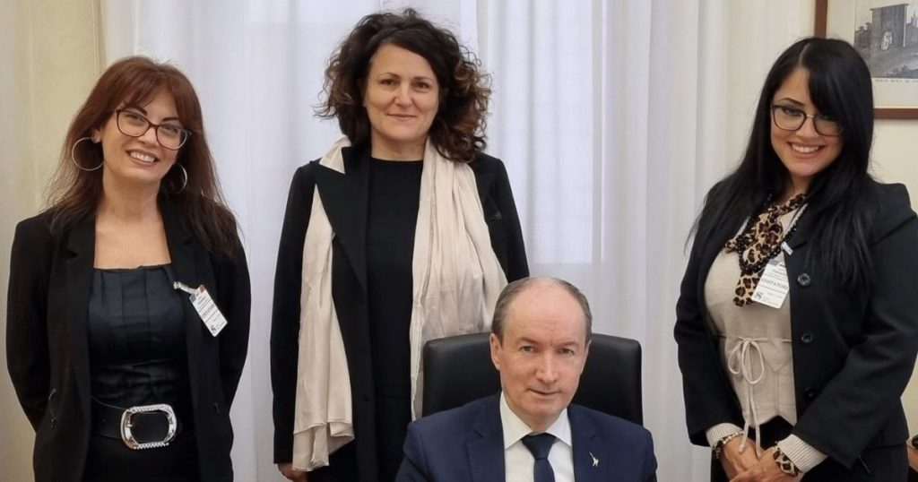 Samanta Giusti, Daniela Giambarresi, Francesca De Martin e Senatore Mario Pittoni