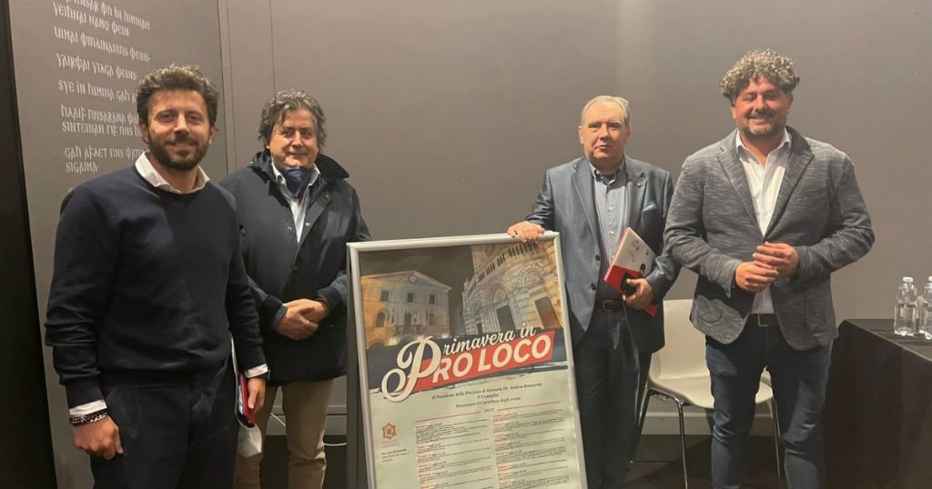 Da sinistra Riccardo Megale, Umberto Carini, Andrea Bramerini e Luca Agresti