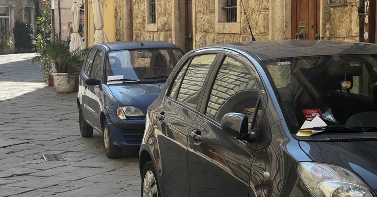 Alcune delle multe in centro