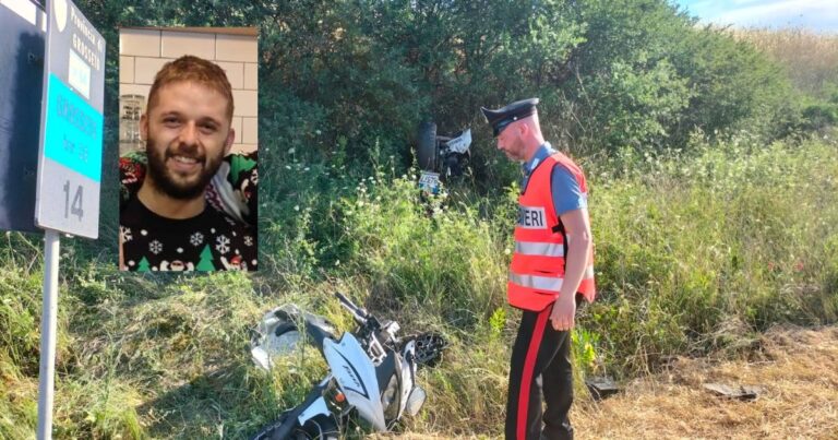 La Yamaha spezzata in due e Leonardo Lorenzoni