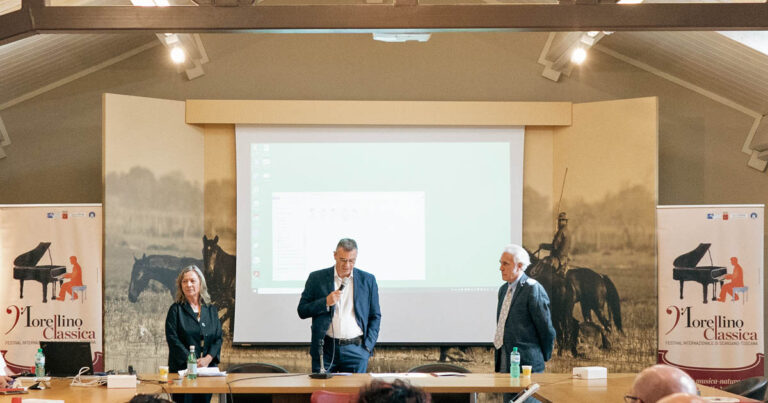 Un momento della presentazione del Festival