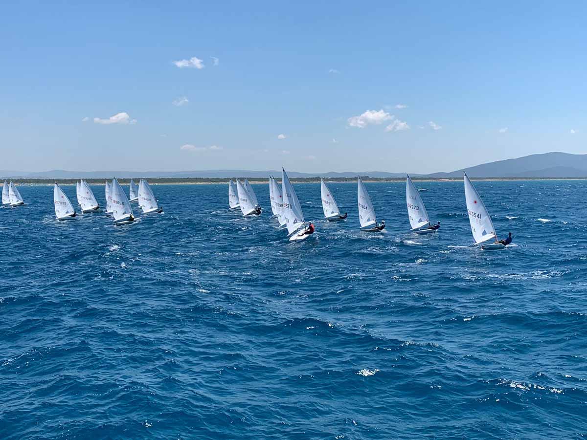 Un momento della regata