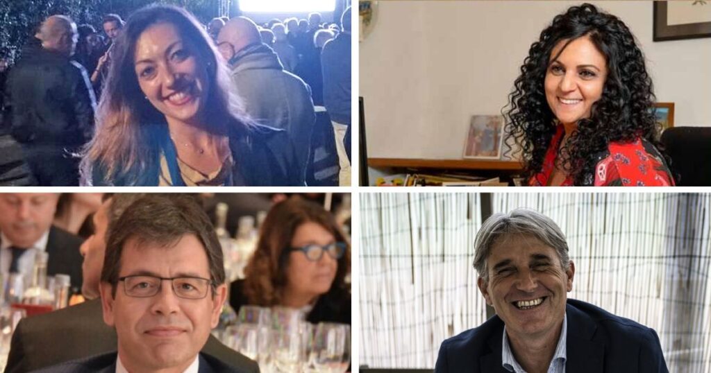 I candidati del Pd al voto del 25 settembre: Francesca Mondei, Romina Sani, Luca Sani e Marco Simiani