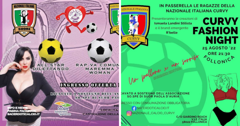 Le due locandine dell'iniziativa