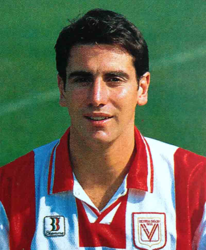Lamberto Zauli con la maglia del Vicenza nel 1998-99