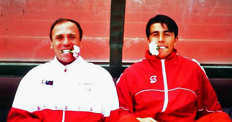 Renato Scarpellino a Grosseto (a sinistra)