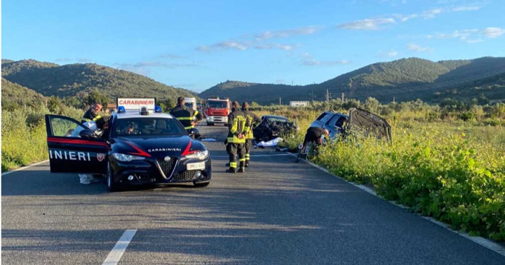 Due morti a Pian di Rocca, un'immagine dell'incidente