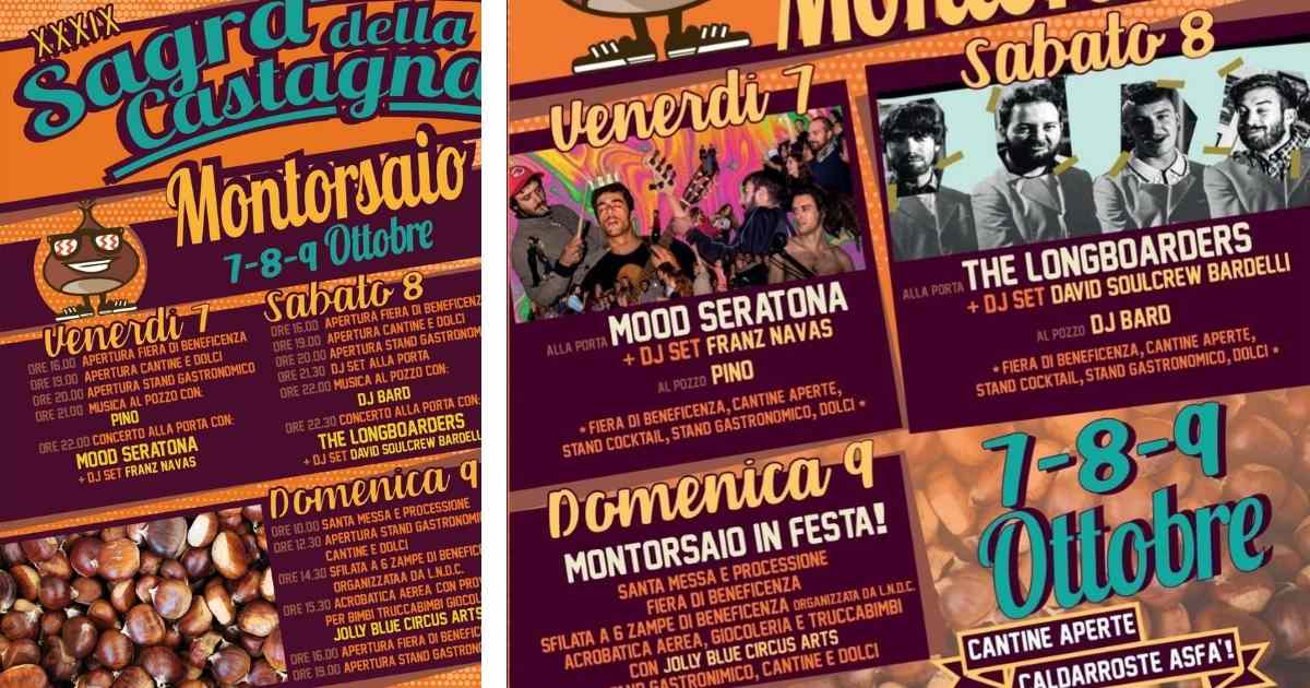 Il programma della sagra