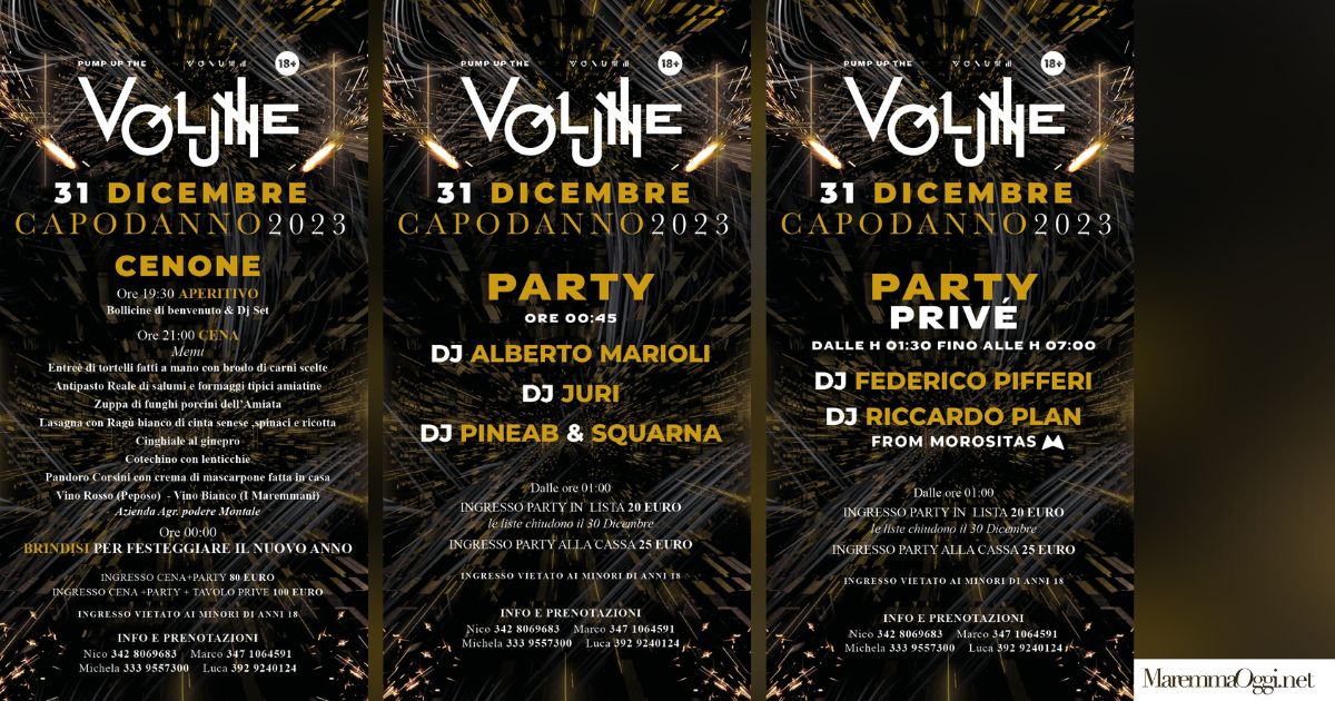 capodanno volume