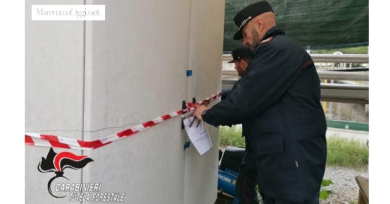 L'intervento dei carabinieri a Terrarossa