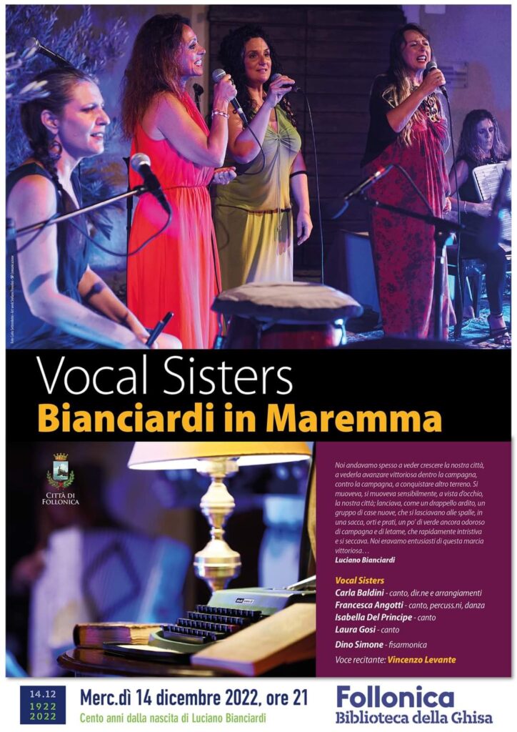 vocal sisters bianciardi in maremma locandina