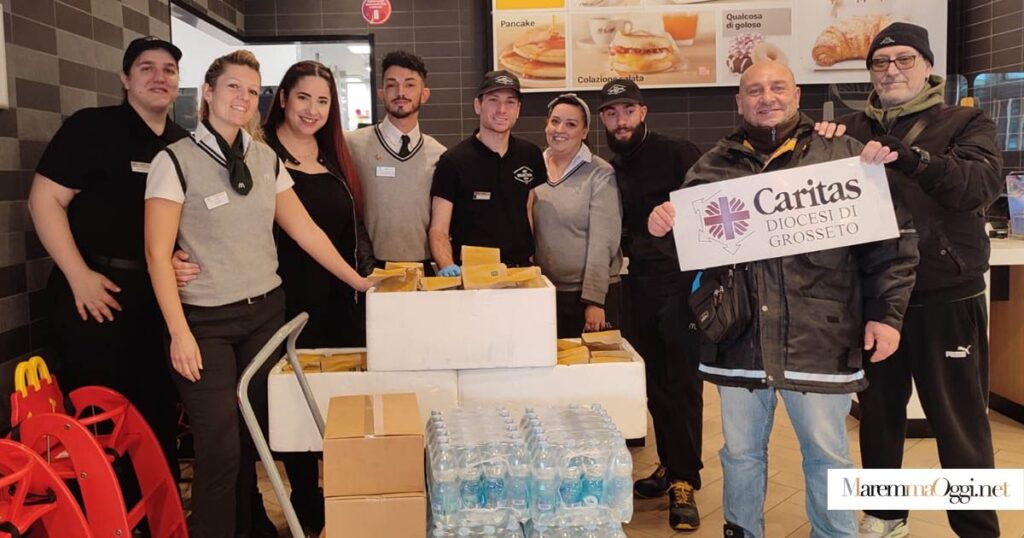 Da McDonald's 100 passi a settimana alla Caritas: il progetto arriva a Grosseto