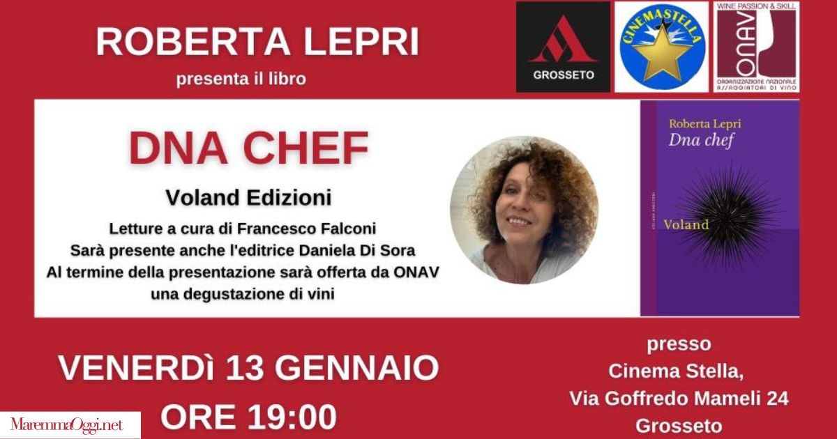 Roberta Lepri e il suo libro Dna Chef