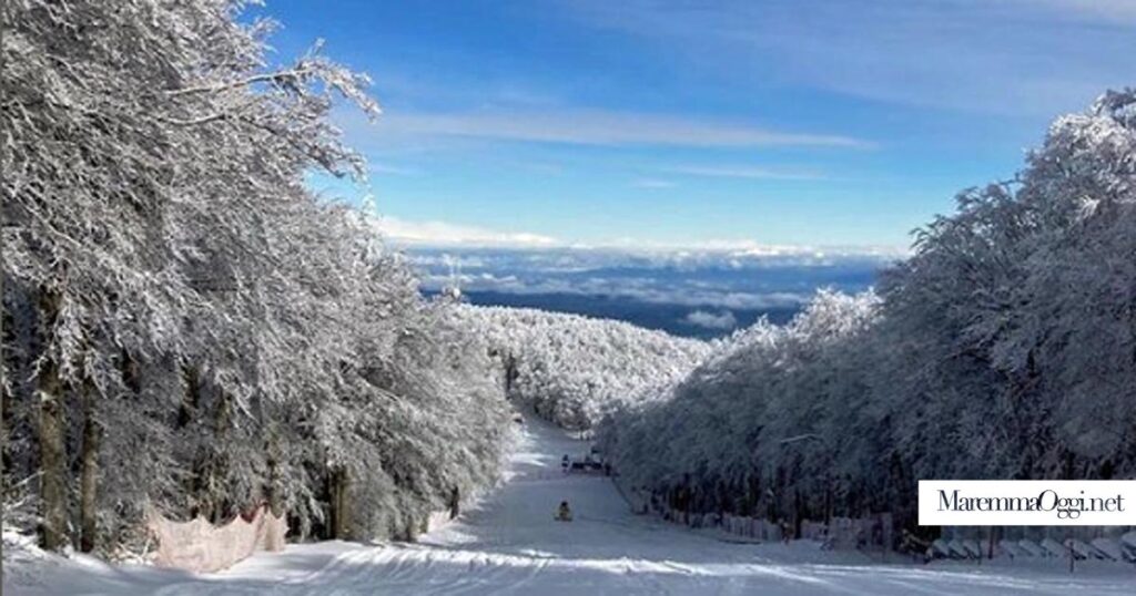 Neve sul monte Amiata
