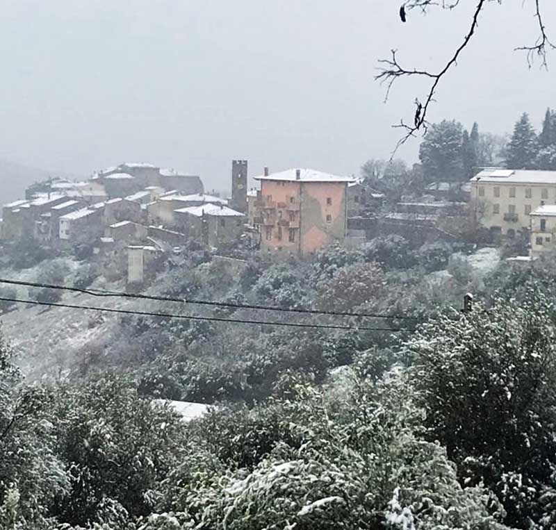 La neve a Cana, foto di Lorenzo Pierozzi