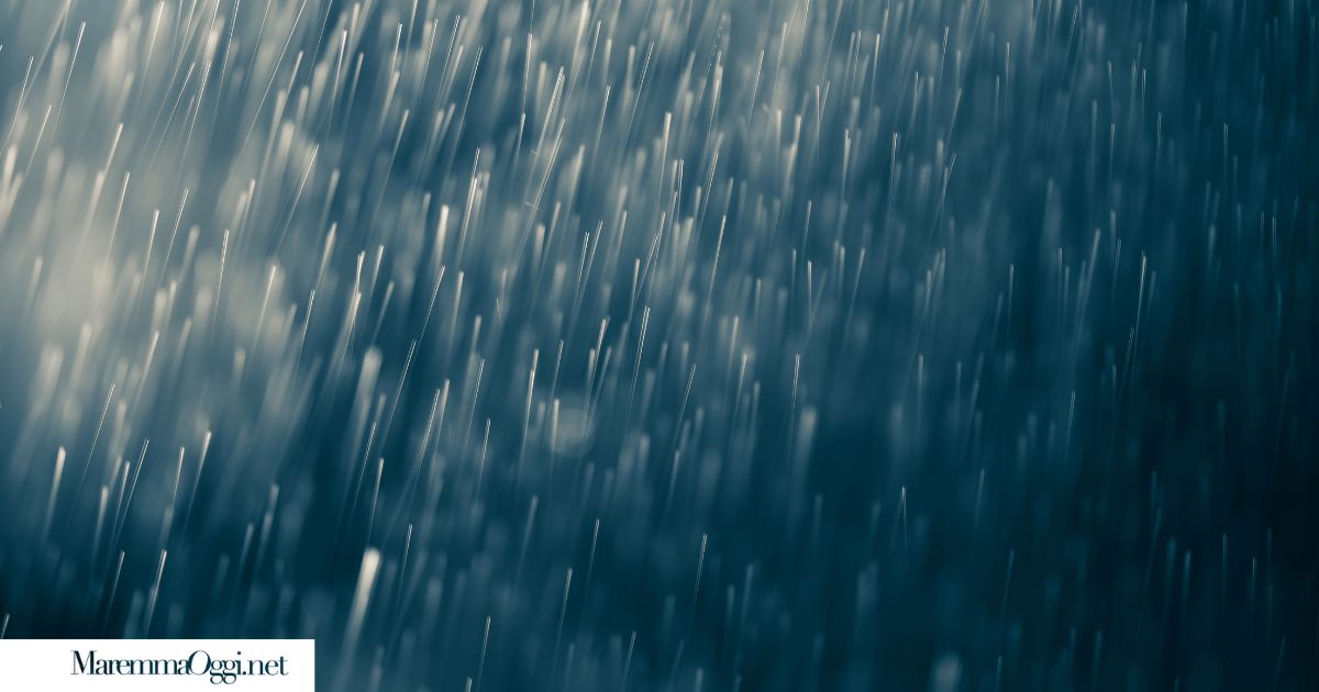 Meteo in maremma pioggia, codice giallo