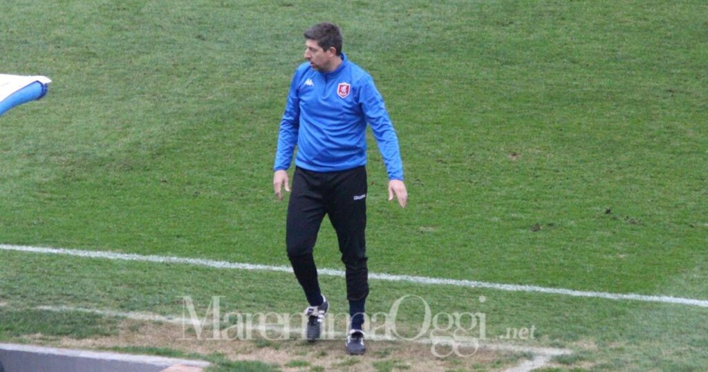 Grosseto-Livorno. allenatore Roberto Cretaz