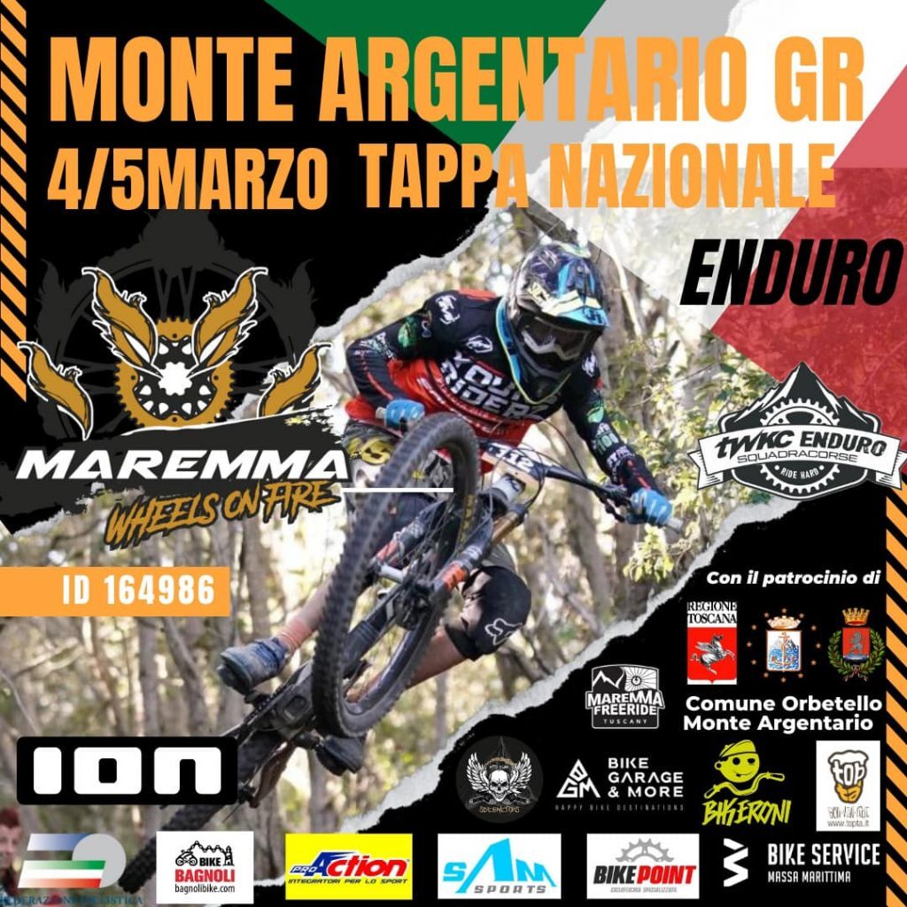La gara di mountain bike enduro sul Monte Argentario