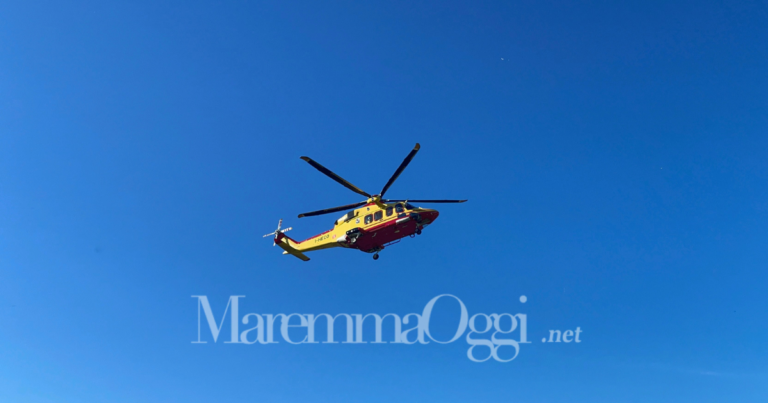 L'elicottero Pegaso ha portato il bambino al Meyer