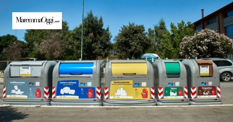 Come saranno le nuove stazioni dei cassonetti della raccolta differenziata a Castiglione della Pescaia