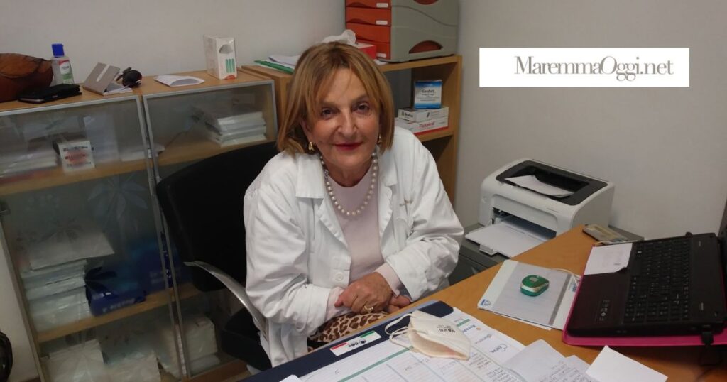 La dottoressa Ianetta Giannotti alla sua scrivania