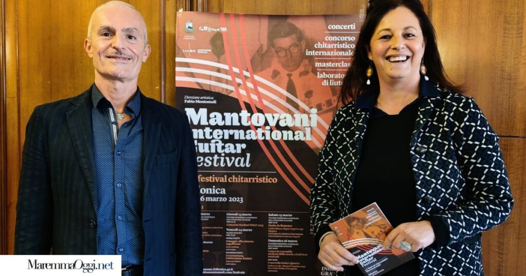 Mantovani international guitar festival, Fabio Mantovani e l'assessora Barbara Catalani