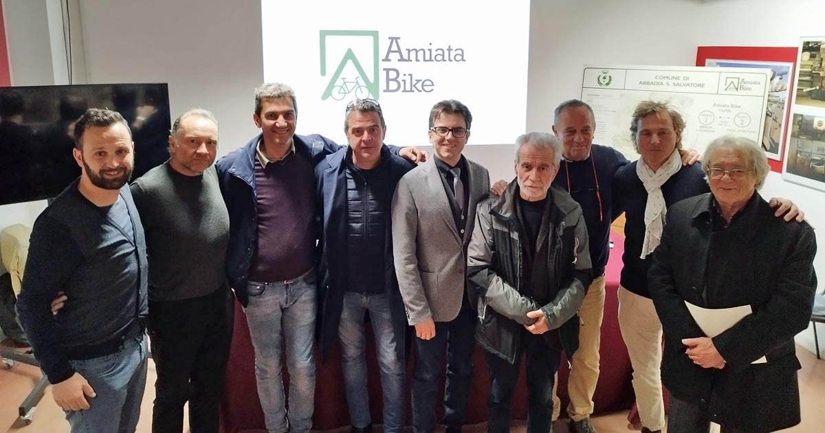 I sindaci dei Comuni amiatini alla presentazione di Amiata Bike