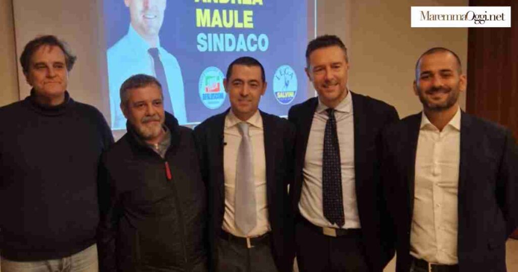Andrea Maule con Andrea e Alessandro Ulmi, Fabrizio Rossi e Luca Minucci