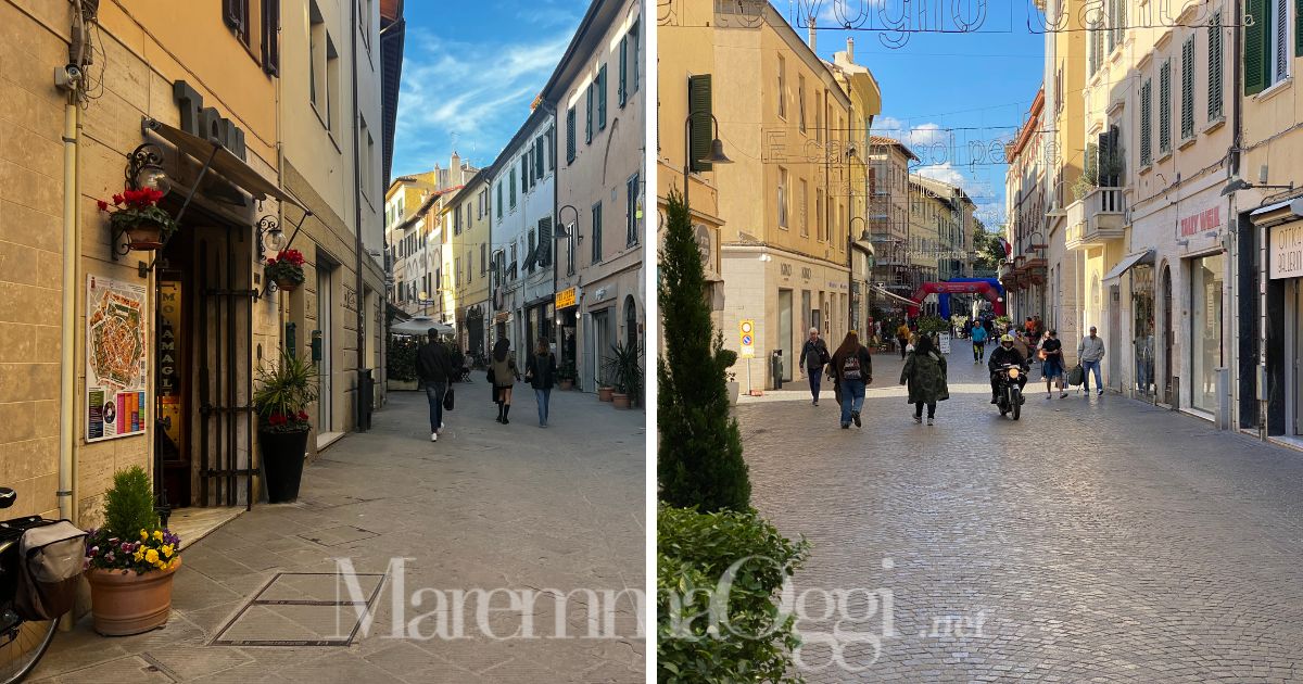 Degrado del centro storico, via San Martino e corso Carducci