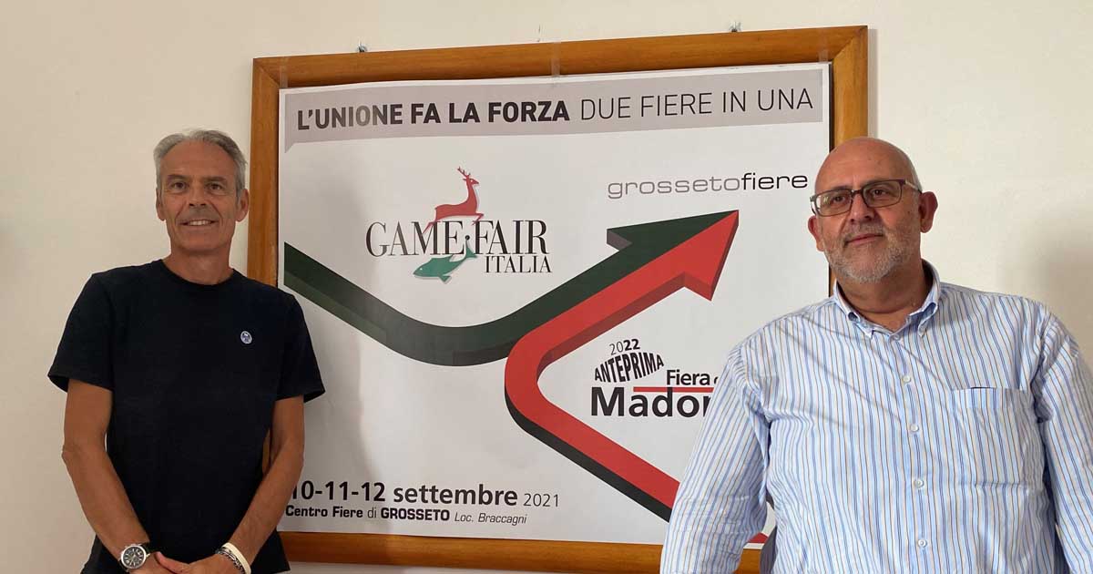 Carlo Pacini e Andrea Masini, direttore e presidente di GrossetoFiere