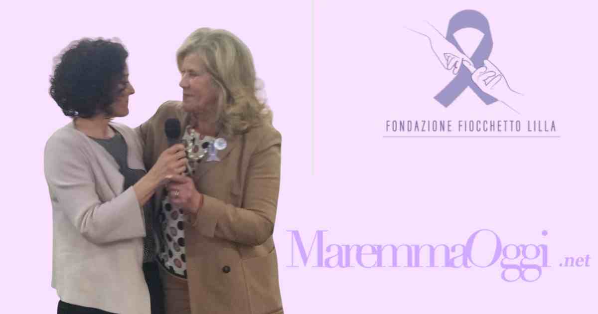 Mariella Falsini alla presentazione della fondazione