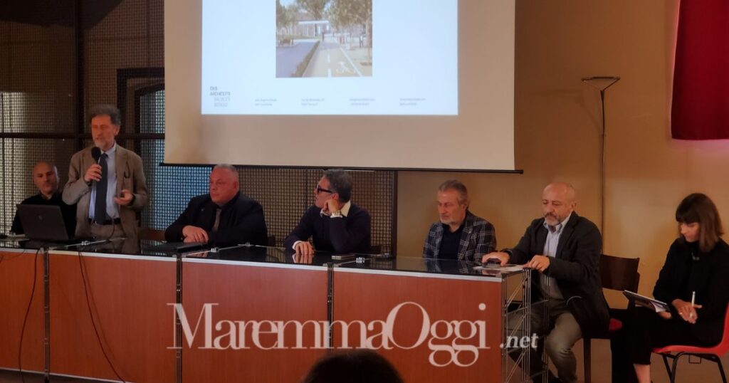 Stefano Giommoni alla presentazione del progetto Greenway