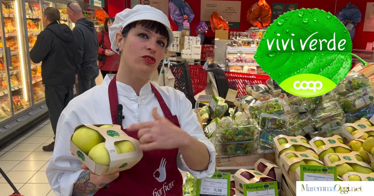 Claudia Cecconami e la frutta e la verdura bio, a marchio ViviVerde