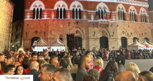Un evento in piazza Dante a Grosseto